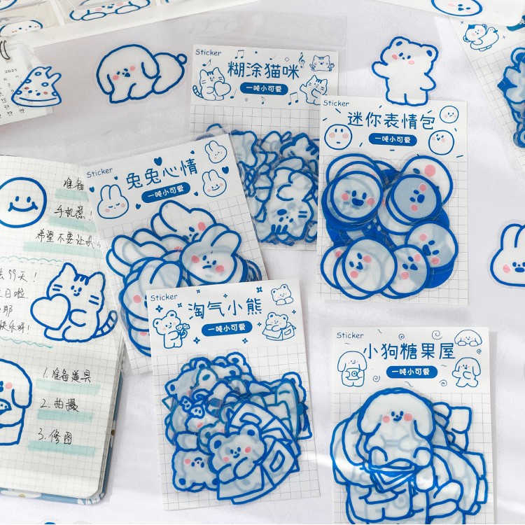 

Ponpoki Stickers - Stiker Hewan Lucu - Untuk Dekorasi Hias Diary/Journal/Scrapbook/DIY