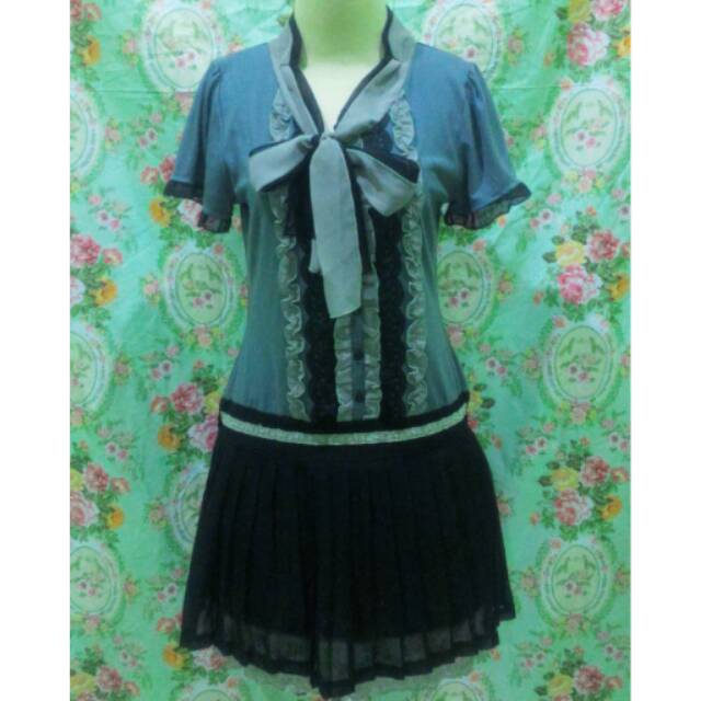 Axes Femme Green Cute Dress