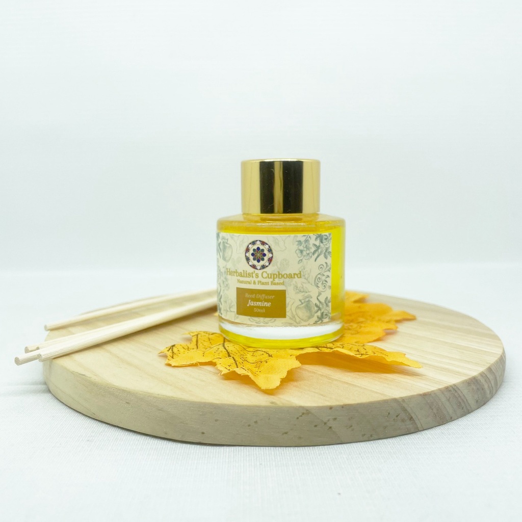 Reed Diffuser Aromatherapy Jasmine 50ml by Herbalist's Cupboard  | Pengharum Ruangan