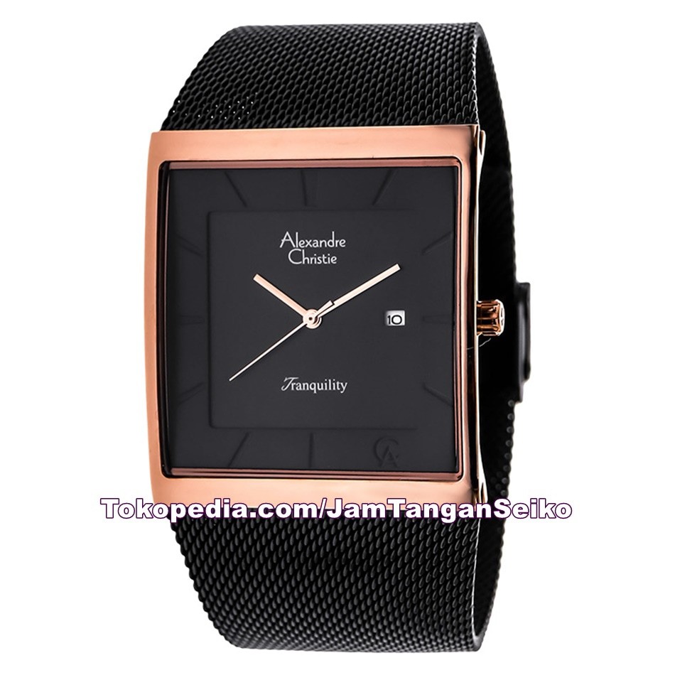 Jam Tangan Pria Alexandre Christie AC 8333 MD BBRBA Tranqulity