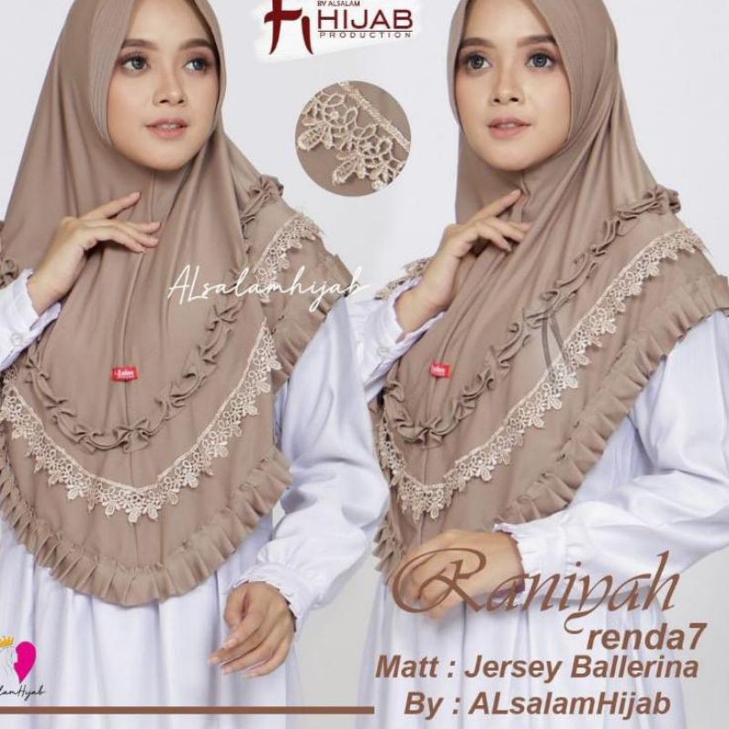 HIJAB INSTAN RANIYAH ORIGINAL FI HIJAB
