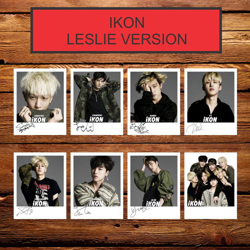 IKON SIGNED KPOP POLAROID DEBUT