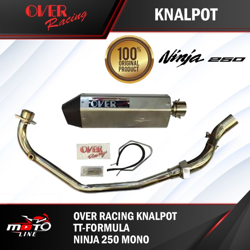 knalpot ninja 250 mono over racing TT formula