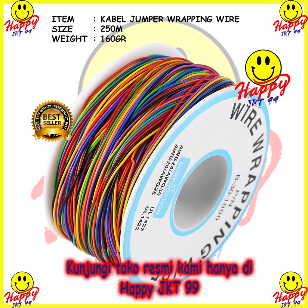 [ HAPPY JKT 99 ] KAWAT JAMPER WIRE WRAPPING KABEL JUMPER KAWAT JAMPER ORIGINAL