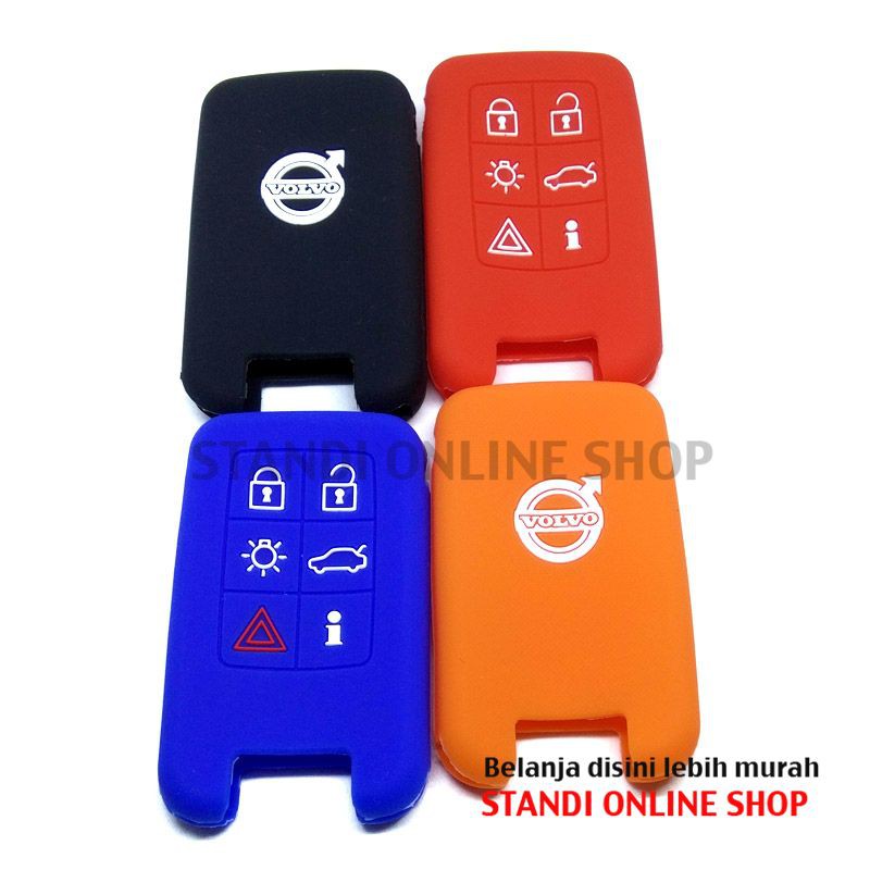 Kondom Kunci Silikon Remote Cover Smartkey Volvo