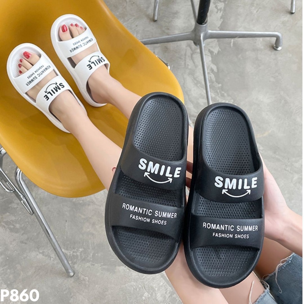 SANDAL SLIDE SANTAI UNISEX IMPORT RUBBER KARET UNIK NYAMAN KEREN KASUAL DAILY ELASTIS ANTI SLIP P860