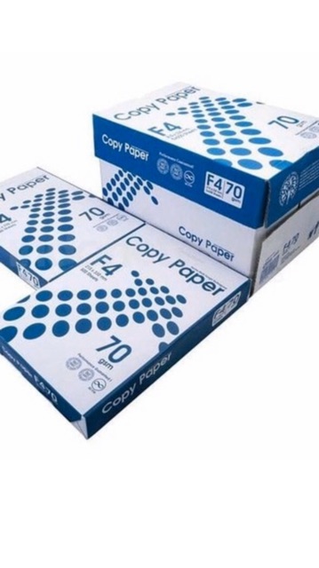 

New Kertas Hvs PhotoCopy Paper A4 70 - F4 70 Cetak Printing Perlengkapan Kantor