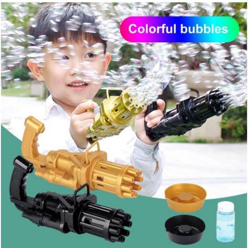 Mainan Anak Bubble Gun  temabakan bubble / Bubble Cak Machine Electric / MAINAN OUTDOOR gelembung