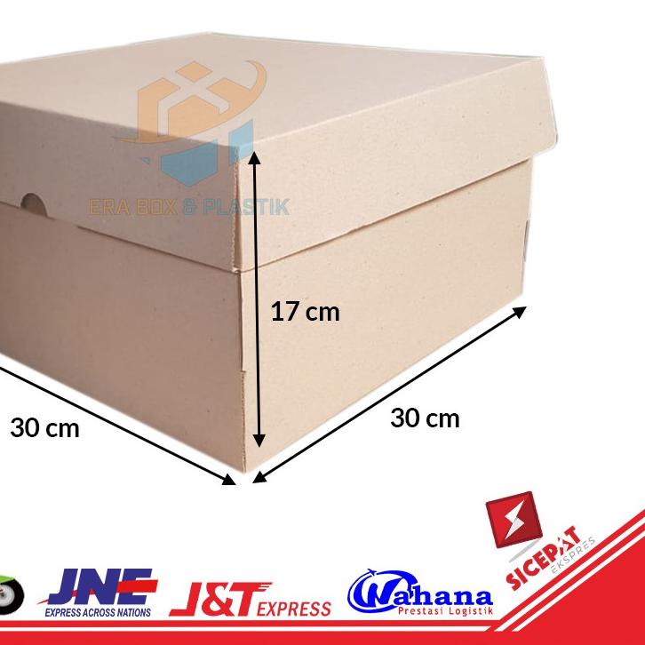 

✦ Kardus Kue 30x30x17 cm | 1 Pack Isi 10 Pcs | Dus Kue Tart | Dus Ulang Tahun ❆