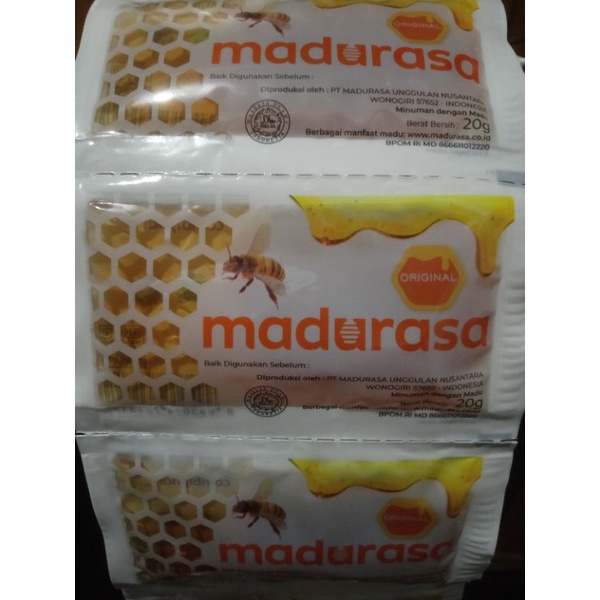 

madu sachet madurasa original per sachet