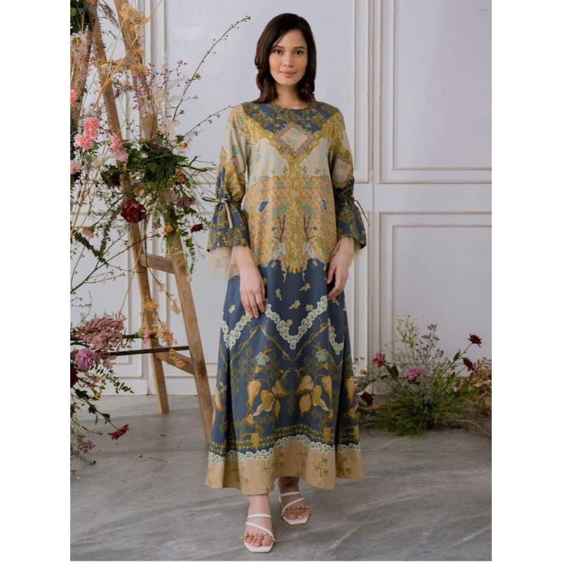 MAHARANI DRESS NAVY XL BY GEULIS ID