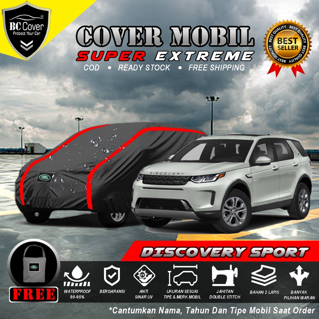 Body Cover Mobil Land Rover Discovery Sport Outdoor / Sarung Mobil Range Discovery Sport Waterproof / Selimut Mobil Mantel Mobil Penutup Tutup Pelindung Mobil Land Rover Discovery Anti Air