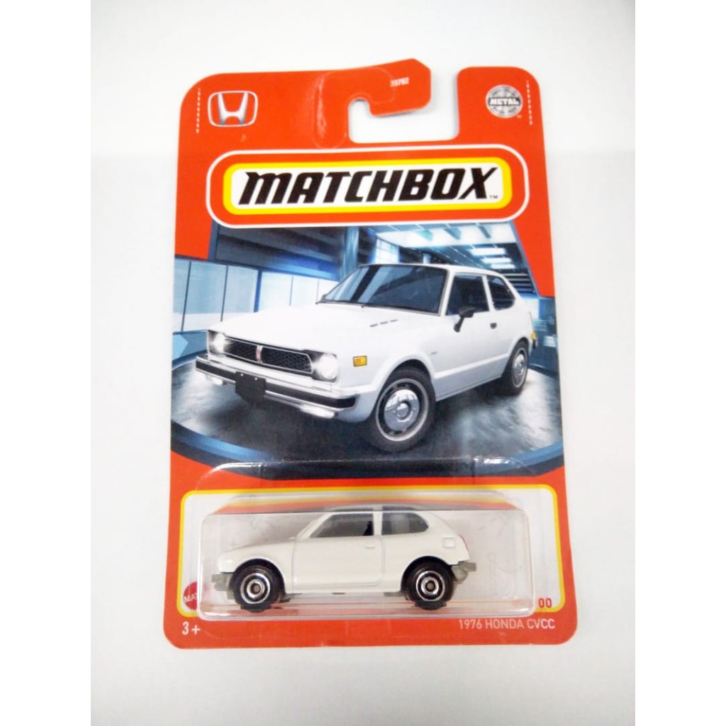 Diecast Matchbox 1976 HONDA CVCC Putih MBX Mobil Mainan Anak