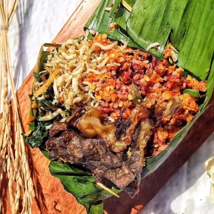 

[COD] Nasi bakar paru teri tersedia level pedas biasa/sedang/mampus [COD]