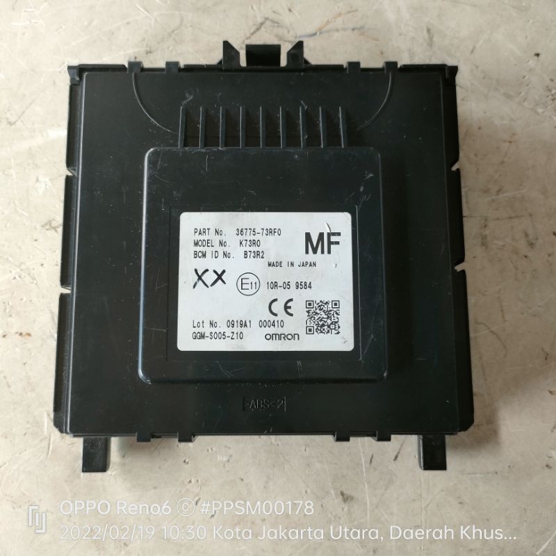 BCM Body Control Module Suzuki All New Ertiga 36775-73RF0 Asli original