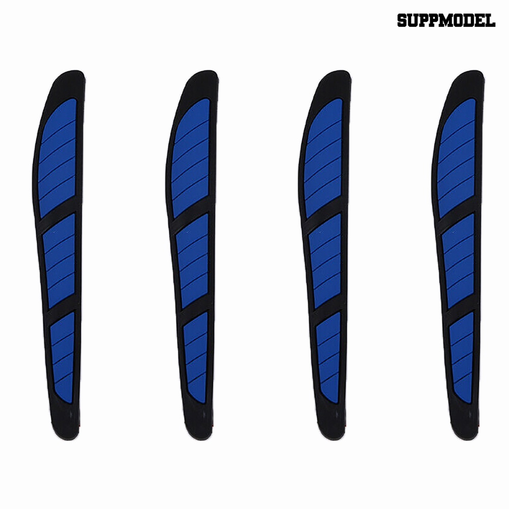 4pcs Stiker Strip Pelindung Pinggiran Pintu Mobil Anti Tabrakan