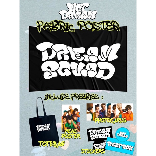 POSTER KAIN NCT DREAM " DREAM SQUAD" (fabric poster)