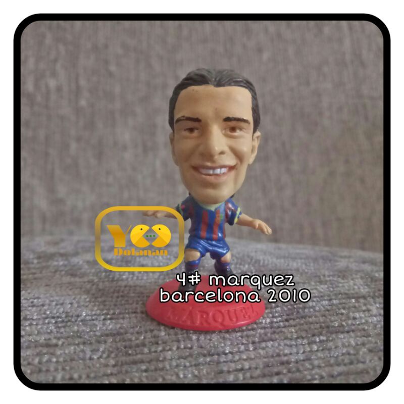 4# MARQUEZ - BARCELONA 2010 CORINTHIAN MICROSTARS SOCCERSTARZ FIGURE PEMAIN BOLA