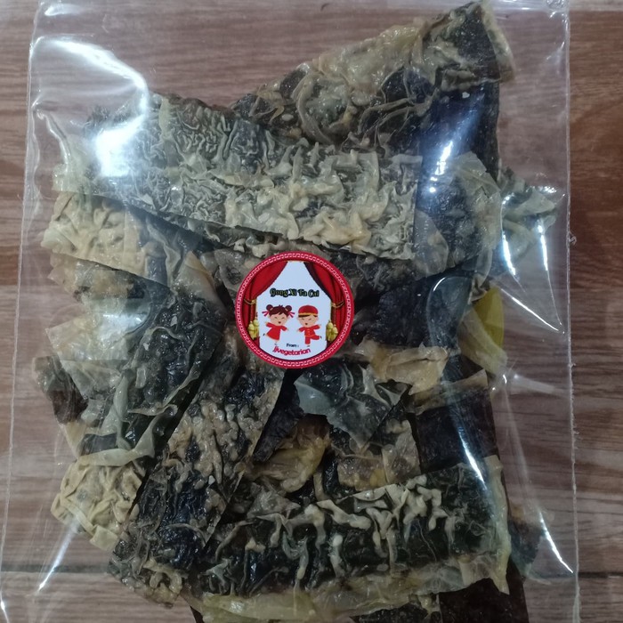 

kerupuk rumput laut mentah / krupuk nori ikan asin vegan 50 gr