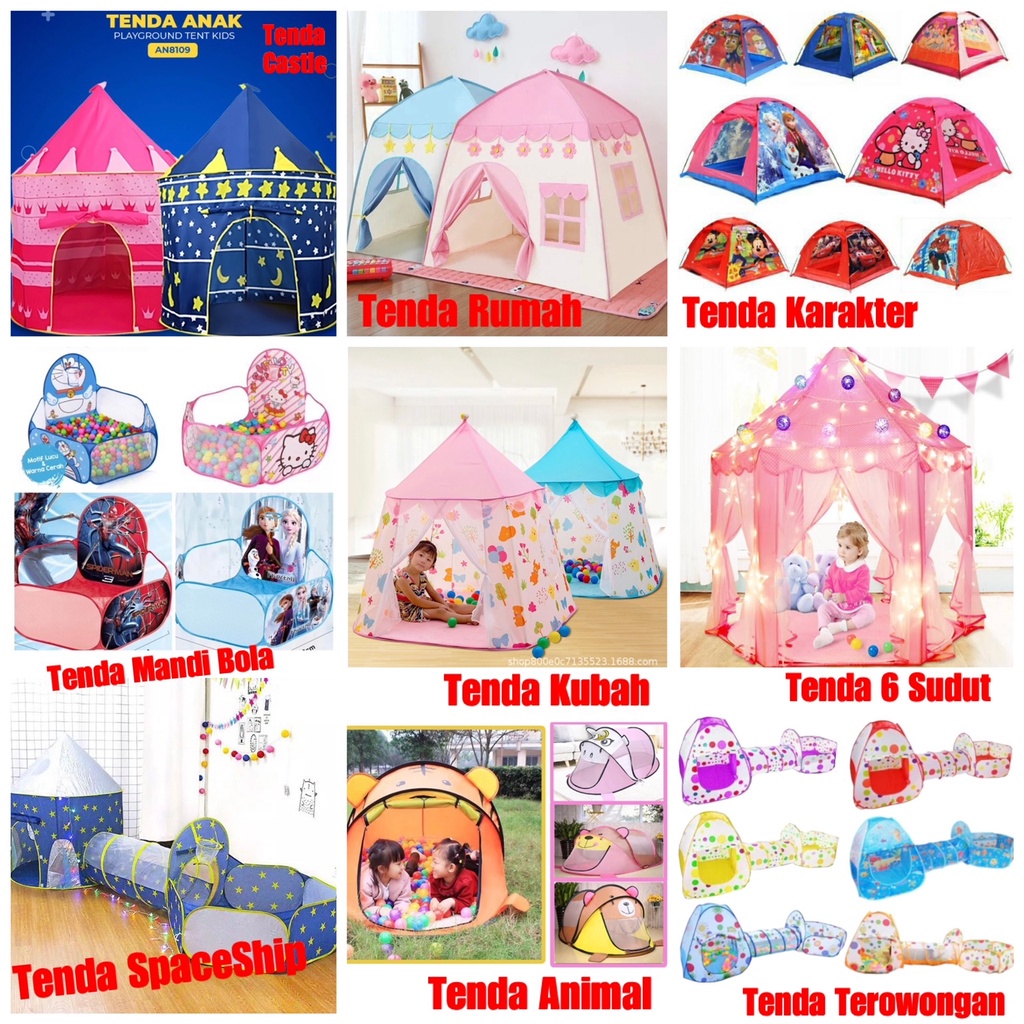 Tenda Anak Tenda Mainan Model Castle Kids/C 141