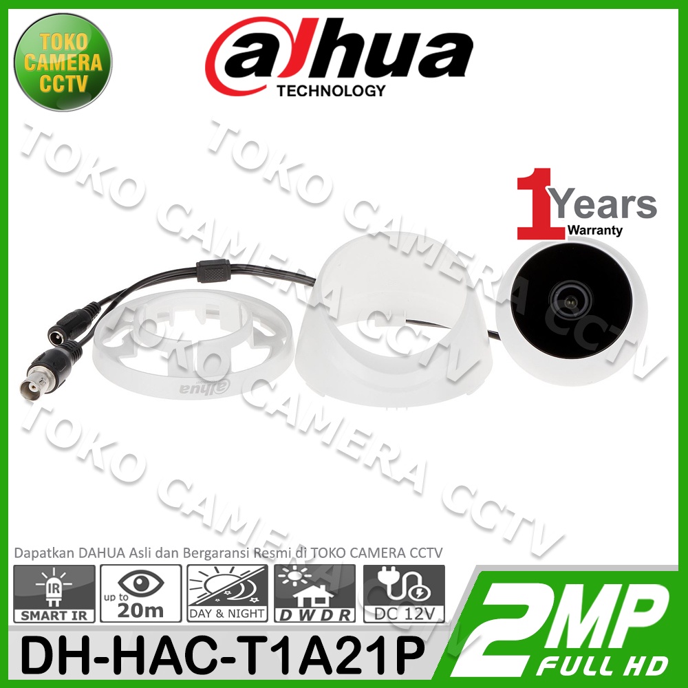 CAMERA CCTV DAHUA 2MP FULL HD 1080P KAMERA CCTV INDOOR DAHUA 2MP