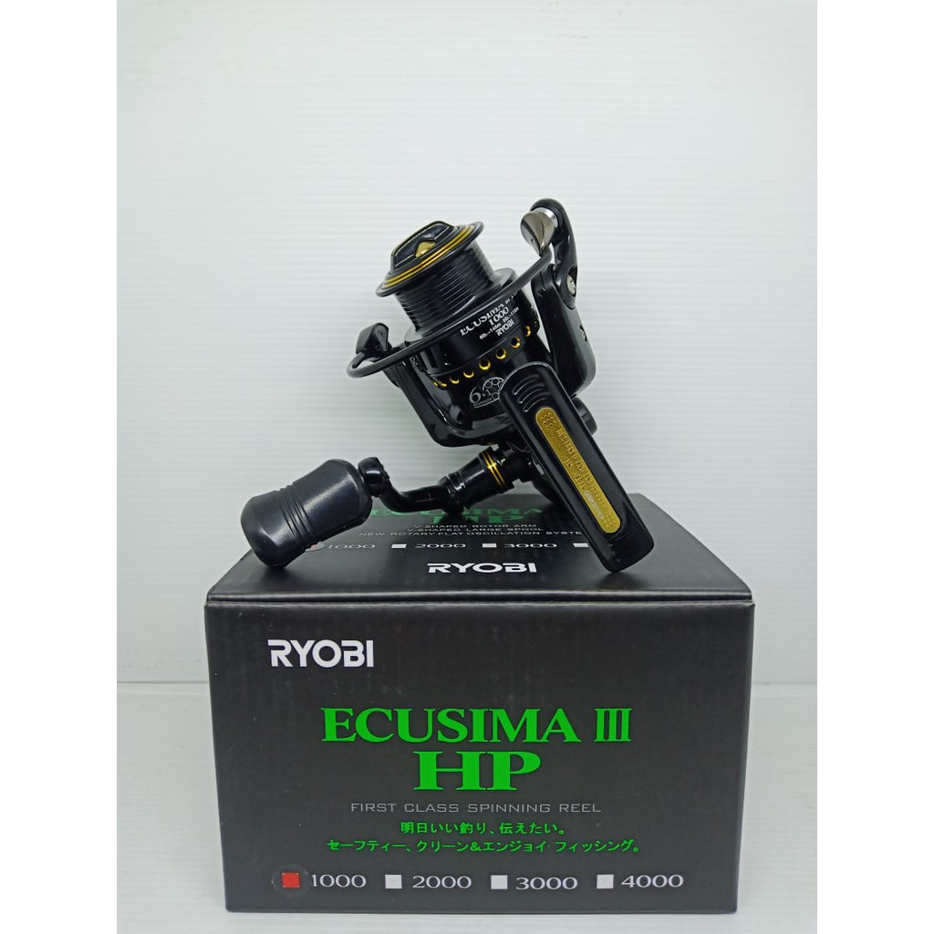 Reel Ryobi Ecusima III HP Power Handle 7BB 1000 2000 3000 4000 6000 8000 Ril Spinning Original Japan