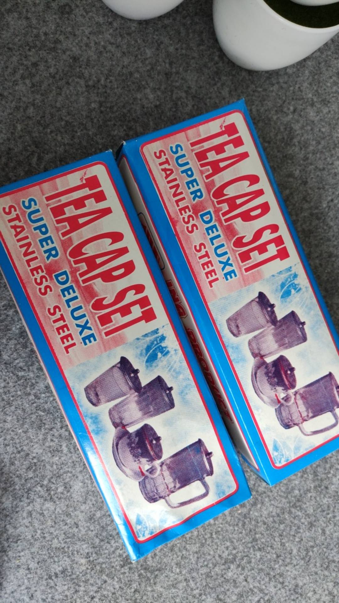 Tutup Gelas Stainless Set 12 Pcs Stainless Motif / Tutup Gelas Stainless Motif 12 Pcs