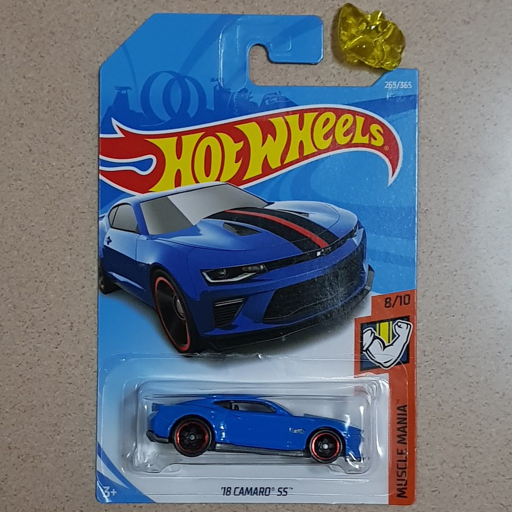 hot wheels 18 camaro ss blue