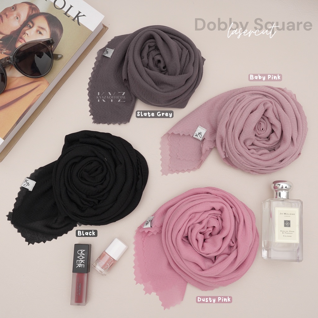 K͙Y͙Z͙ HIjab Dobby Square/Potton Dobby/Hijab Square Lasercut