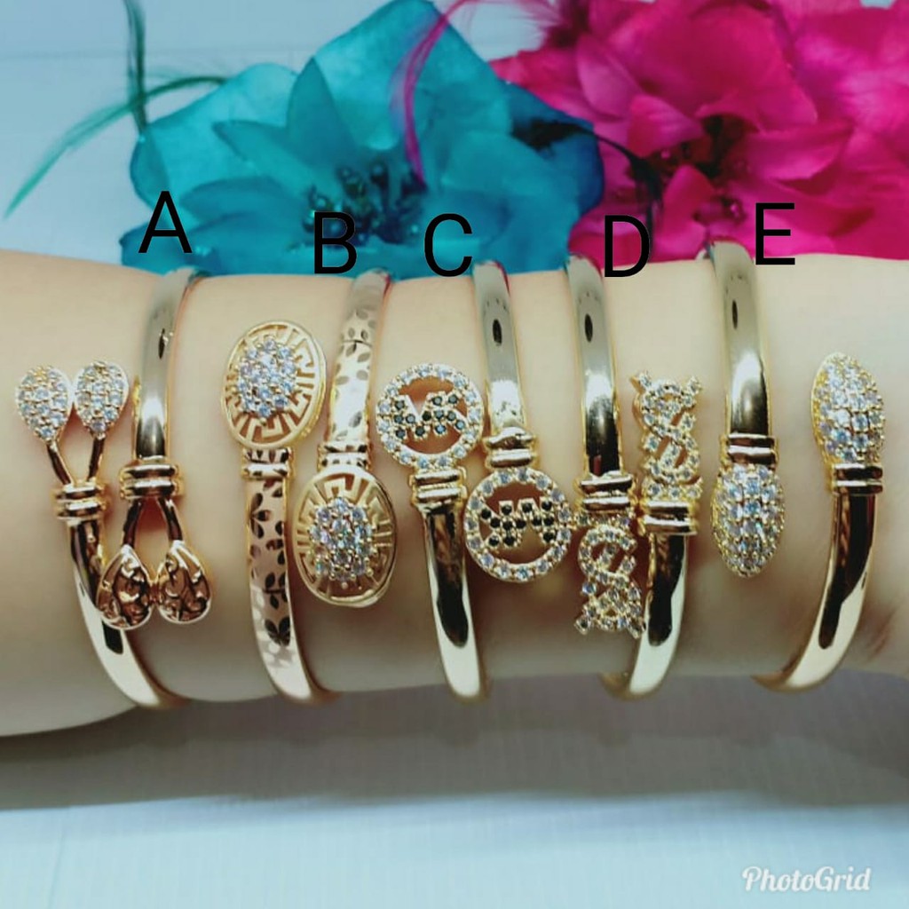 Gelang Bangle Xuping Wanita Lapis Mas
