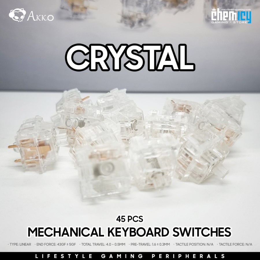 Akko CS Switch Crystal ( 45 Switch )