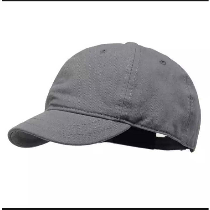 Topi Lidah PENDEK Original Polos Model TERBARU - Topi Pria Dewasa Pet PENDEK Japan Style - Topi Basseball PEDEK Korean Hits Anak Muda Jaman Sekarang