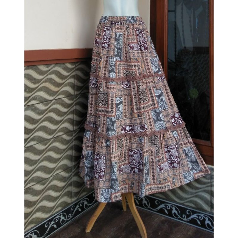 Rok CANDA RAYON kualitas ORY,Rizqi Collection