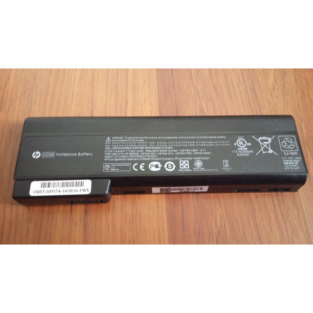 ORIGINAL BATTERY LAPTOP HP Probook 6360b 6360t 6460b 6465b 6470b 6475b 6560b 6565b 6570b (CC09)