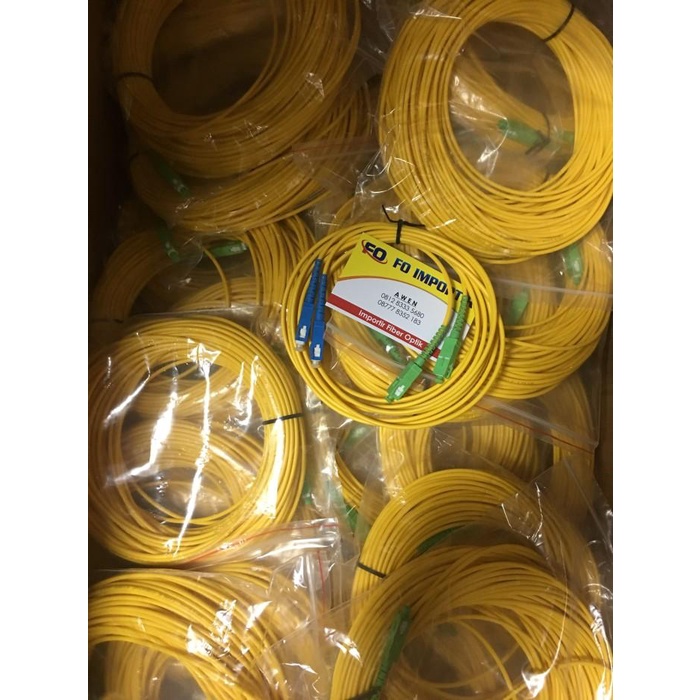 Patchcord SC-SC/APC Single mod simplex -[10Meter] produk berkualitas