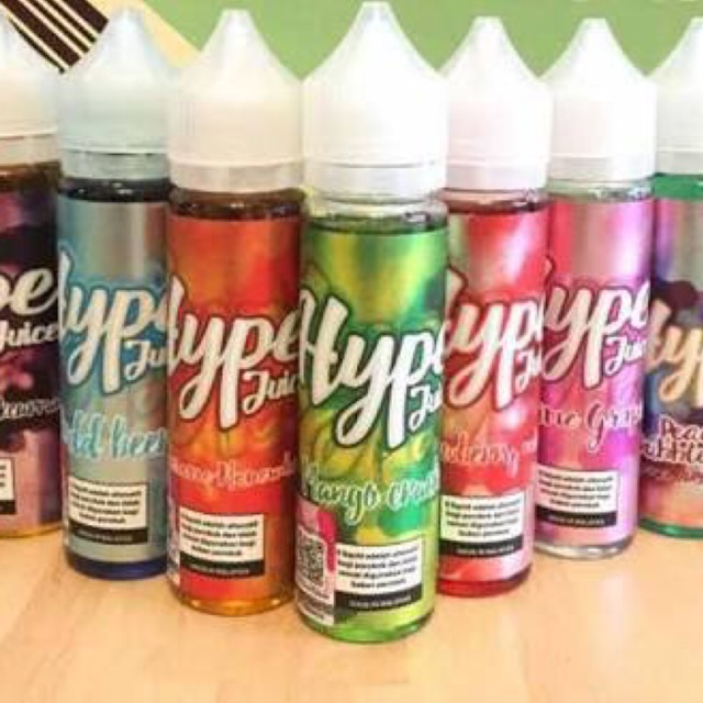 E Liquid Premium Hype Juice Rasa Fruty Ice Buah Dingin Segar Isi