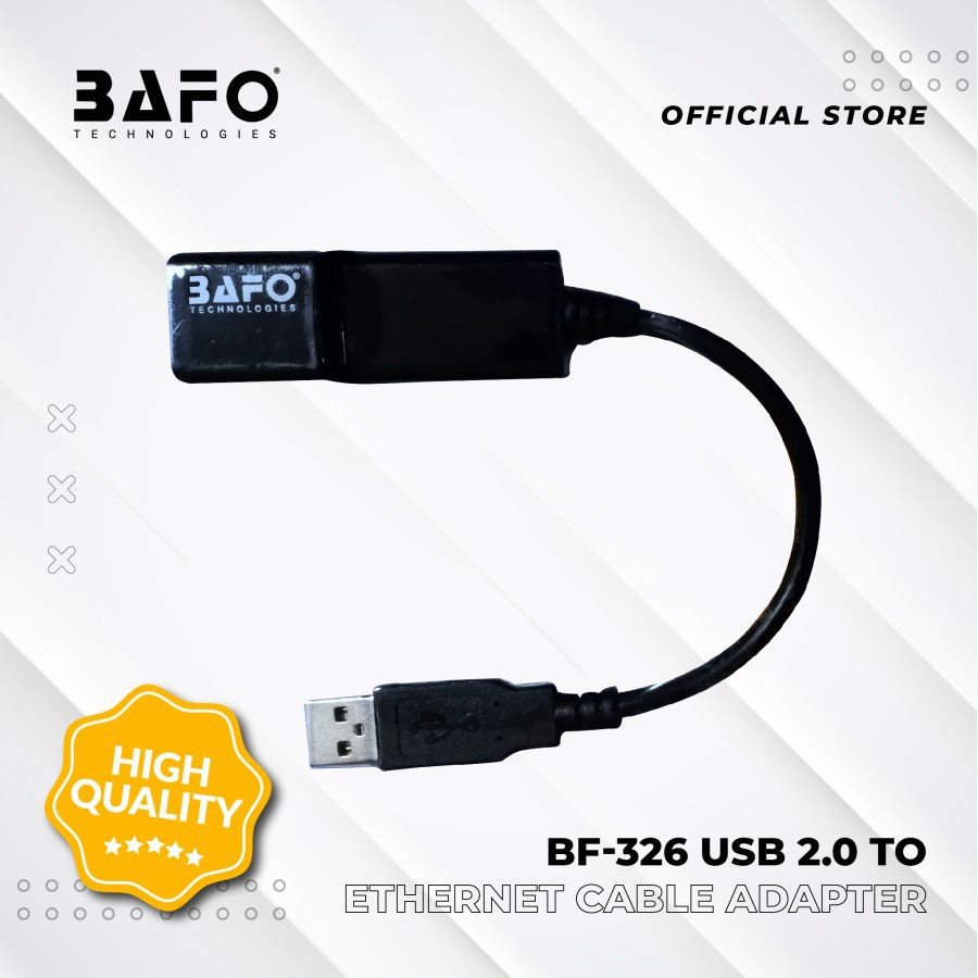 Ethernet Cable Adapter BAFO USB 2.0 to LAN BF-326