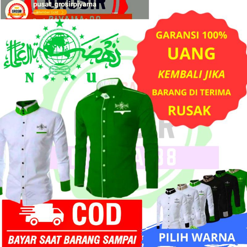 KEMEJA NU LENGAN PANJANG