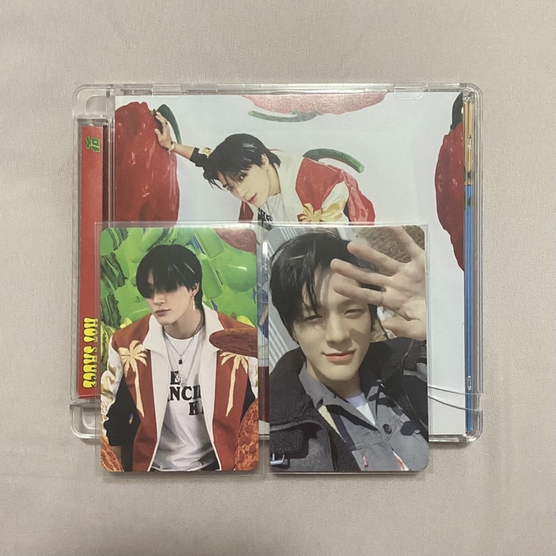 JEWEL CASE HOTSAUCE UNSEALED JENO SET, RENJUN AR SELCA MARK AR CLIP JAEMIN COVER