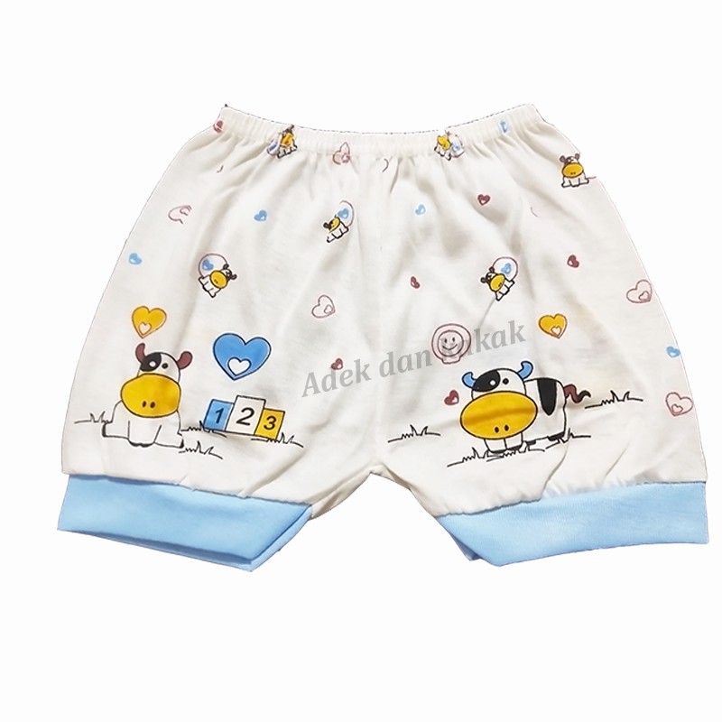 4 pcs celana pendek bayi untuk bayi 3-9 bulan