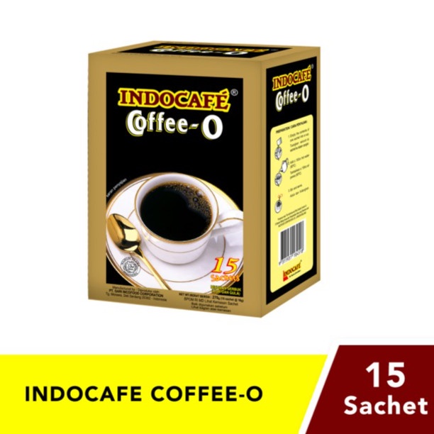 

INDOCAFE Coffee-O isi 15 Sachet Box @18 gr
