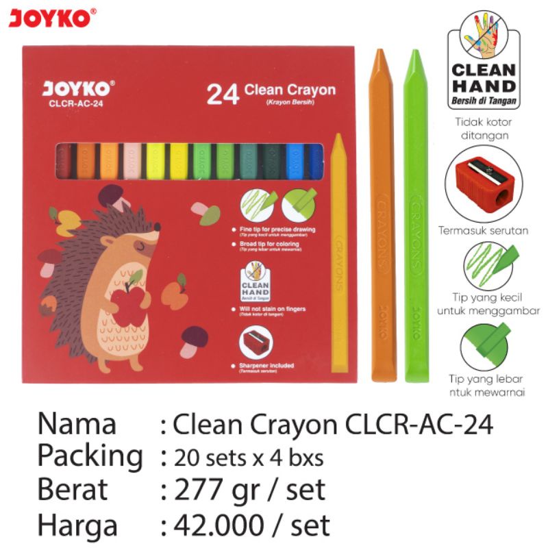 

clear crayon CLCR -Ac-24 joyko
