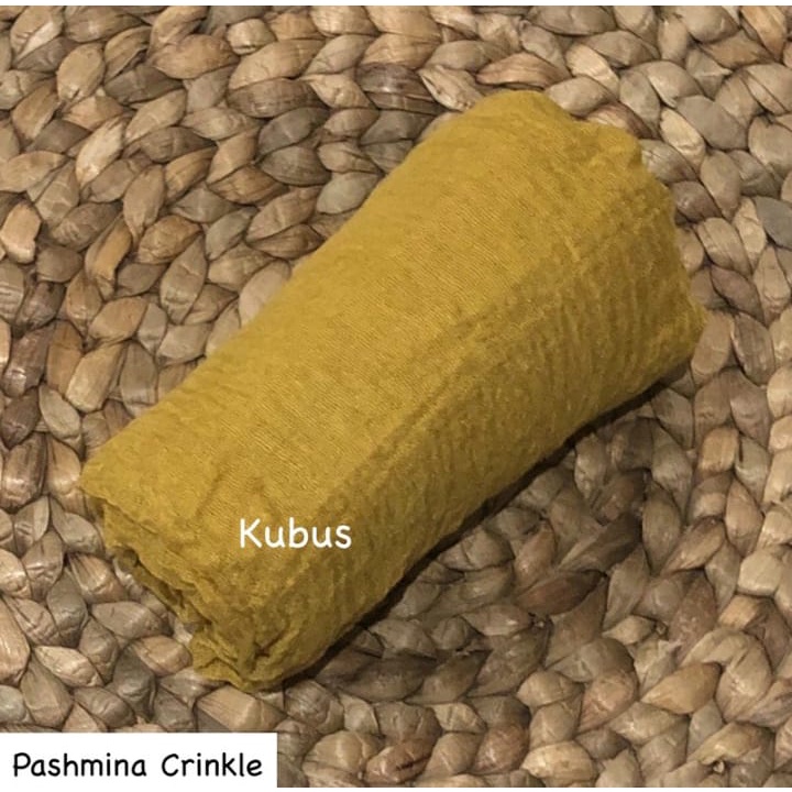 pashmina kusut polos / hijab pashmina crinkle premium-kubus
