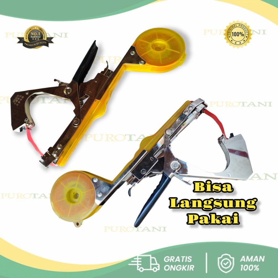 Tapetol Alat Pengikat Lanjaran Tanaman Plant Tape Tool Tapener Machine