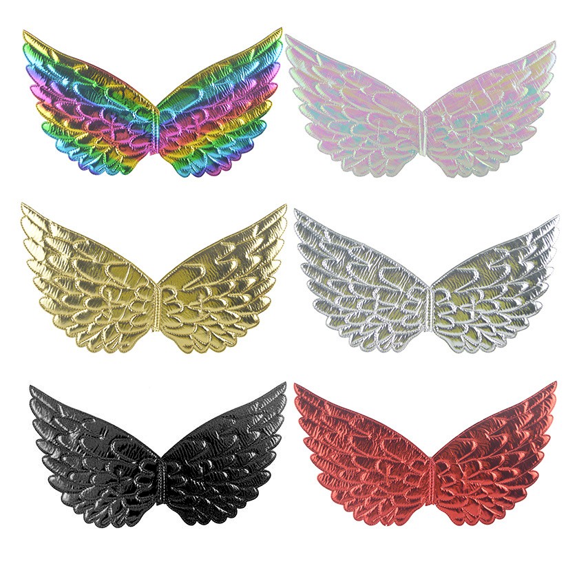 WHLO wing hologram sayap palsu foam malaikat angel anak pesta cosplay halloween