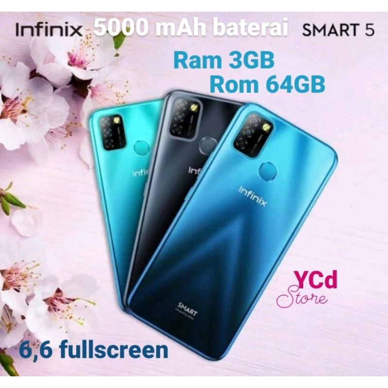 INFINIX SMART 5 3GB/64GB NEW ANDROID GARANSI RESMI