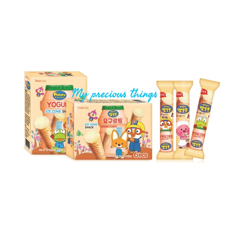 

Snack korea ice cone rasa yogurt - isi 6 pcs