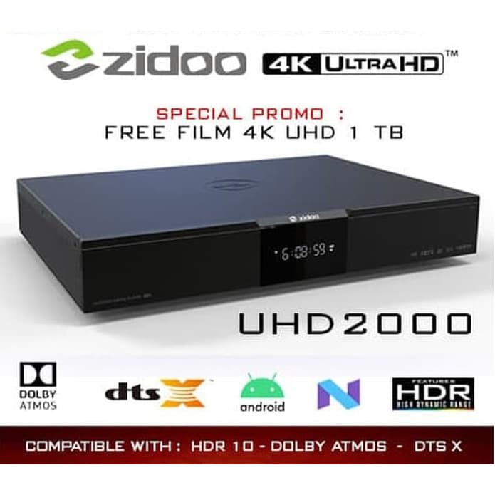 ZIDOO UHD2000 -4K Media Player