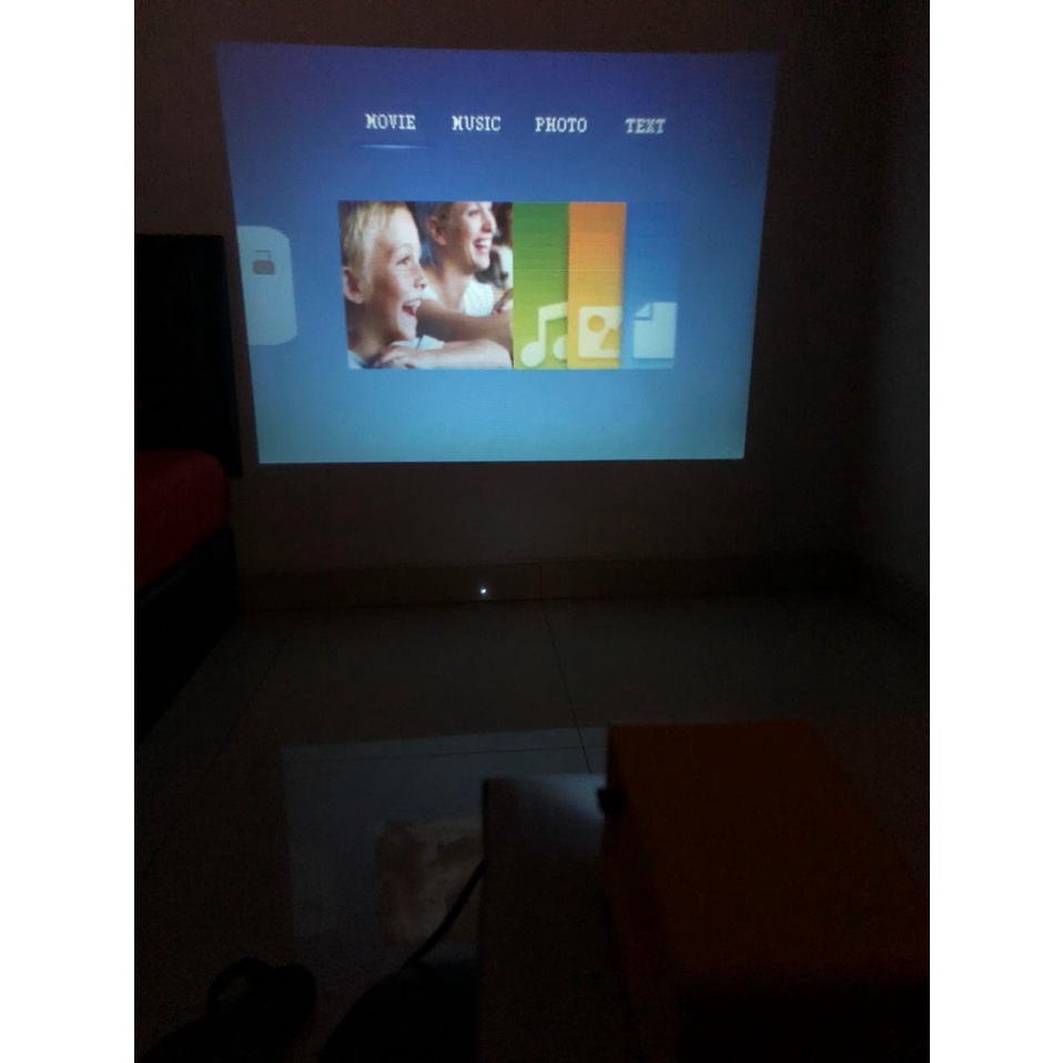 LCD Projector proyektor mini YG - 300 LED