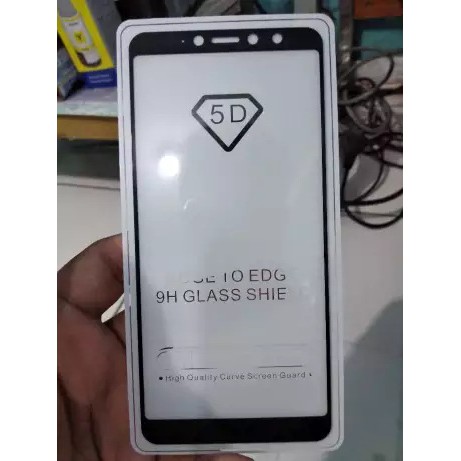 TEMPERED GLASS 5D XIAOMI REDMI S2 S 2 ANTI GORES KACA Color Warna CURVED EDGE FULL LEM LAYAR